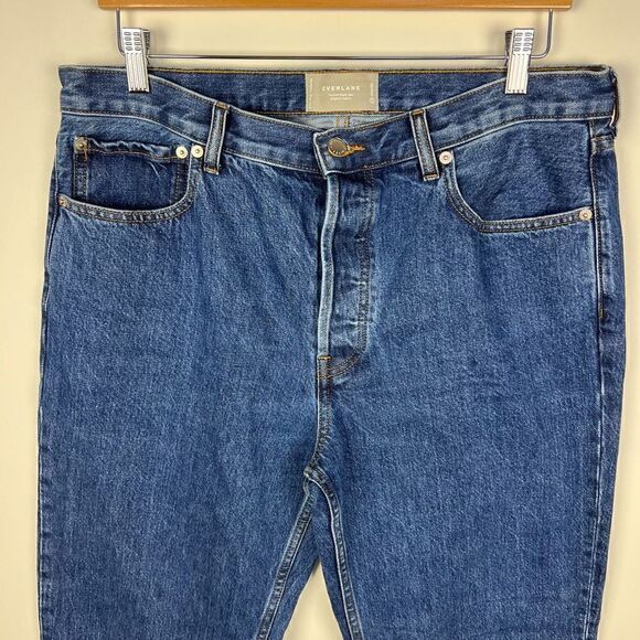 Everlane Everybody Jean Button Fly Dark Wash Jeans size E8 / women’s 31 - Picture 7 of 13
